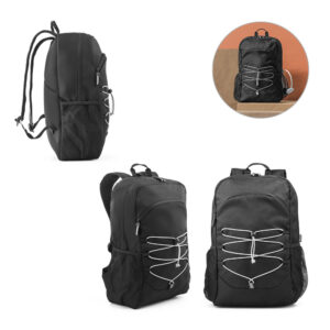 Mochila para notebook em 300D poliéster reciclado e 600D poliéster reciclado 15’6″ - Enova Brindes Personalizados