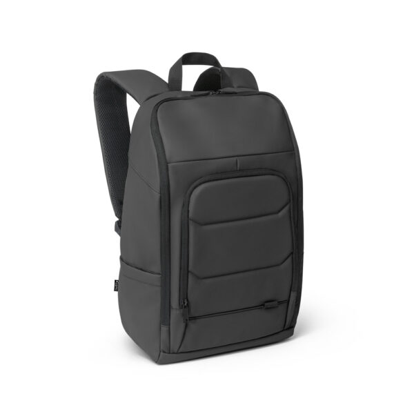 Mochila para notebook em 600D, poliéster reciclado (100% rPET), de alta densidade, com revestimento resistente à água 16" - Brinde Corporativo Personalizado | Enova