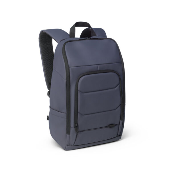 Mochila para notebook em 600D, poliéster reciclado (100% rPET), de alta densidade, com revestimento resistente à água 16" - Brinde Corporativo Personalizado | Enova