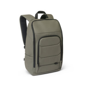 Mochila para notebook em 600D, poliéster reciclado (100% rPET), de alta densidade, com revestimento resistente à água 16" - Brinde Corporativo Personalizado | Enova