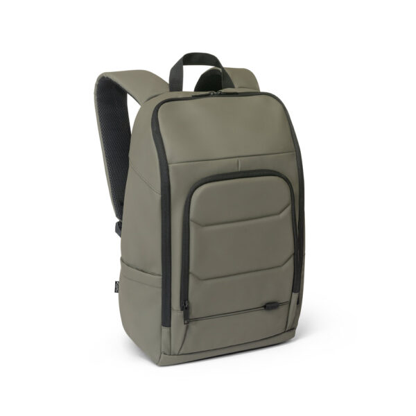 Mochila para notebook em 600D, poliéster reciclado (100% rPET), de alta densidade, com revestimento resistente à água 16" - Brinde Corporativo Personalizado | Enova