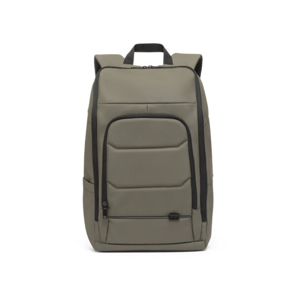 Mochila para notebook em 600D, poliéster reciclado (100% rPET), de alta densidade, com revestimento resistente à água 16" - Brinde Corporativo Personalizado | Enova