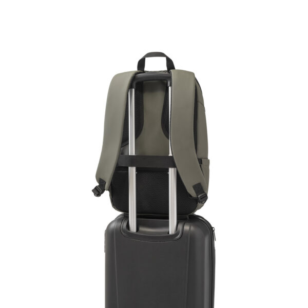 Mochila para notebook em 600D, poliéster reciclado (100% rPET), de alta densidade, com revestimento resistente à água 16" - Brinde Corporativo Personalizado | Enova