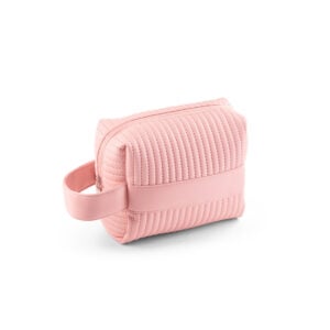 Bolsa de cosméticos em PU% (21% de PU reciclado e 30% de poliéster reciclado) - Brinde Corporativo Personalizado | Enova