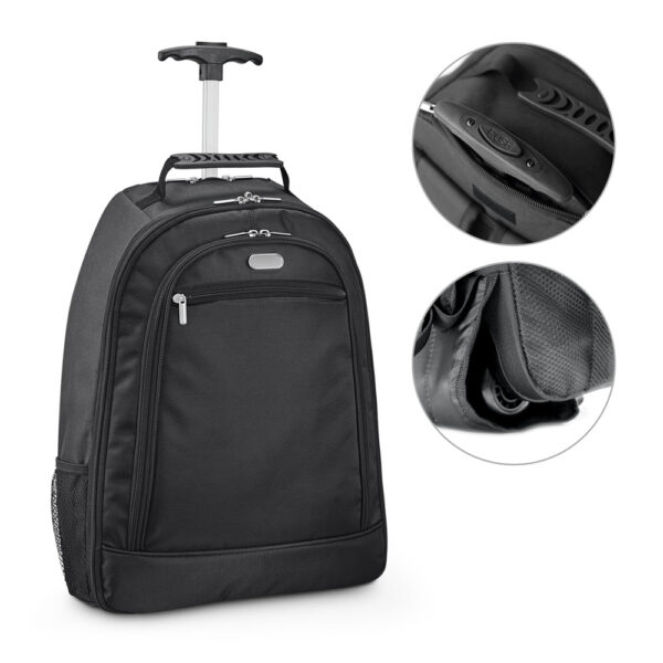 Mochila trolley para notebook 15’6” em 1680D e 300D - Enova Brindes Personalizados