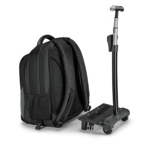 Mochila trolley para notebook 17'' em Nylon 999 impermeável - Brinde Corporativo Personalizado | Enova