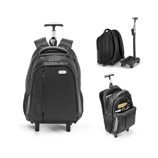 Mochila trolley para notebook 17” em Nylon 999 impermeável - Enova Brindes Personalizados
