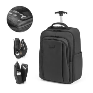 Mochila trolley em 900D com revestimento resistente à água 17’3″ - Enova Brindes Personalizados