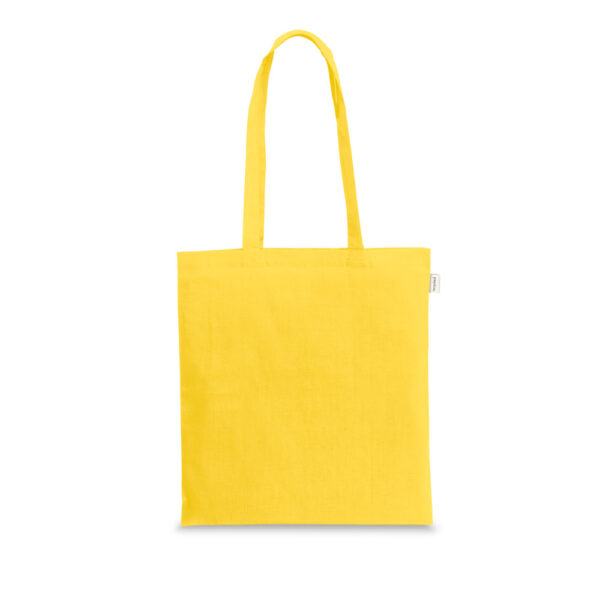 Sacola em algodão reciclado e poliéster reciclado sem tingimento (140 g/m²) - Brinde Corporativo Personalizado | Enova