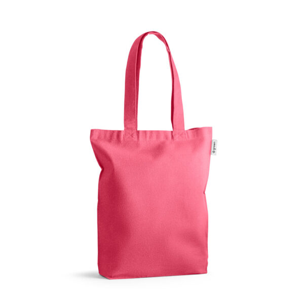 Sacola em 50% algodão, 30% algodão reciclado e 20% poliéster reciclado (220 g/m²) - Brinde Corporativo Personalizado | Enova