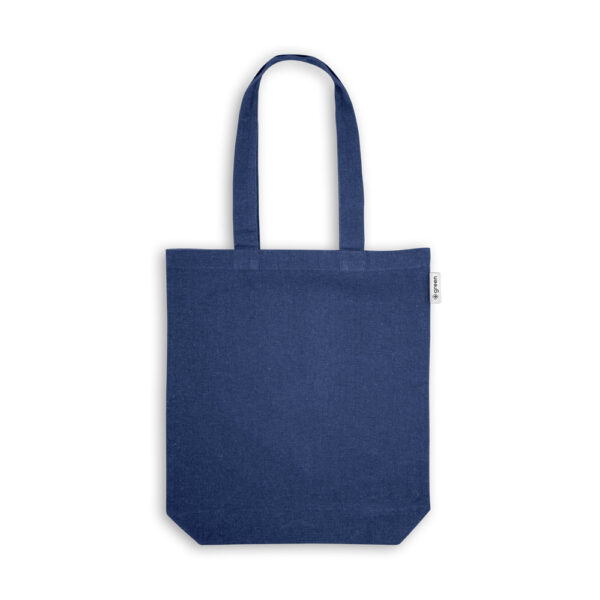 Sacola em 50% algodão, 30% algodão reciclado e 20% poliéster reciclado (220 g/m²) - Brinde Corporativo Personalizado | Enova