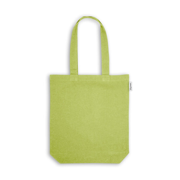 Sacola em 50% algodão, 30% algodão reciclado e 20% poliéster reciclado (220 g/m²) - Brinde Corporativo Personalizado | Enova