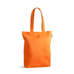 Sacola em 50% algodão, 30% algodão reciclado e 20% poliéster reciclado (220 g/m²) - Brinde Corporativo Personalizado | Enova