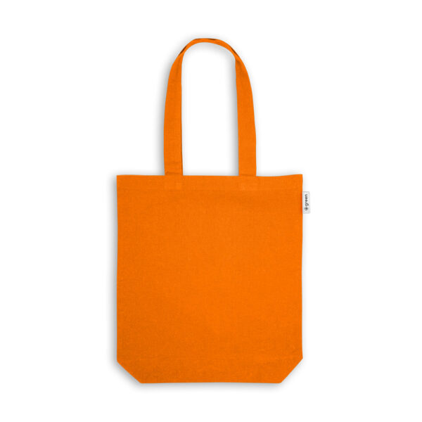 Sacola em 50% algodão, 30% algodão reciclado e 20% poliéster reciclado (220 g/m²) - Brinde Corporativo Personalizado | Enova