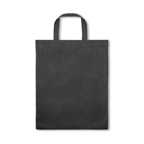 Sacola dobrável (140 g/m²) em 50% algodão, 30% algodão reciclado e 20% poliéster reciclado (140 g/m²) - Brinde Corporativo Personalizado | Enova