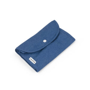Sacola dobrável (140 g/m²) em 50% algodão, 30% algodão reciclado e 20% poliéster reciclado (140 g/m²) - Brinde Corporativo Personalizado | Enova