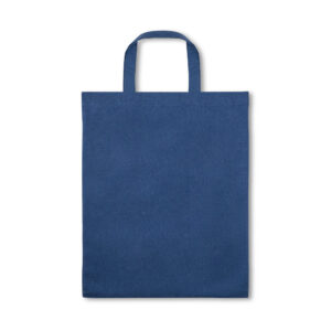 Sacola dobrável (140 g/m²) em 50% algodão, 30% algodão reciclado e 20% poliéster reciclado (140 g/m²) - Brinde Corporativo Personalizado | Enova