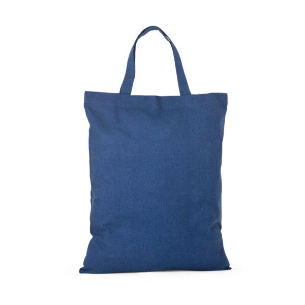 Sacola dobrável (140 g/m²) em 50% algodão, 30% algodão reciclado e 20% poliéster reciclado (140 g/m²) - Brinde Corporativo Personalizado | Enova