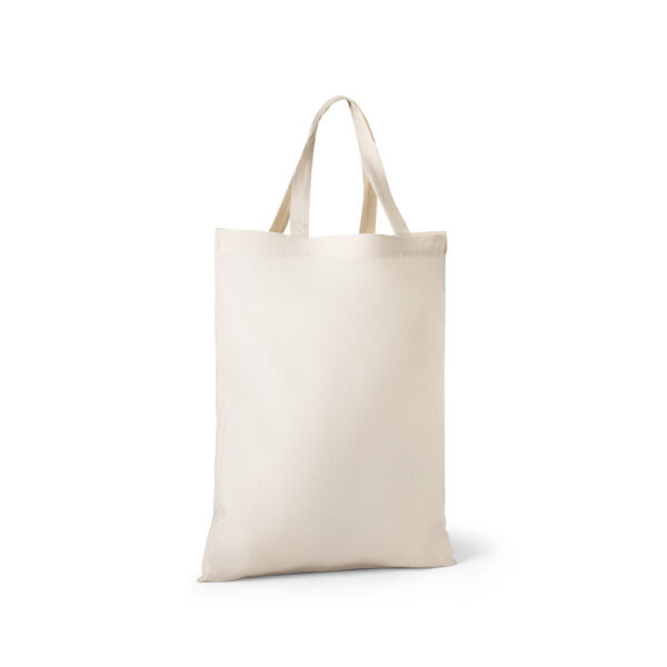 Sacola dobrável em 50% algodão, 30% algodão reciclado e 20% poliéster reciclado (140 g/m²) - Brinde Corporativo Personalizado | Enova