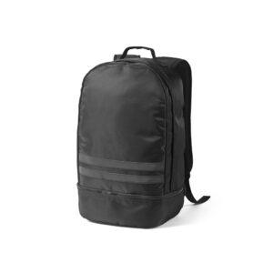 Mochila em 290T poliéster reciclado em sarja com forro em 210D poliéster reciclado - Brinde Corporativo Personalizado | Enova