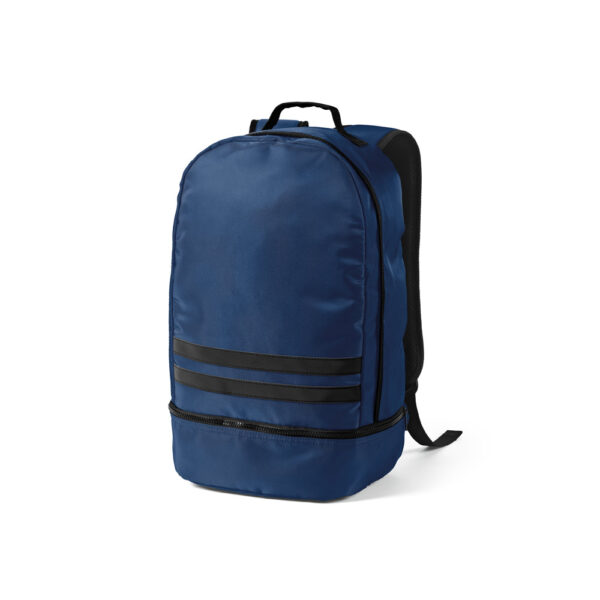 Mochila em 290T poliéster reciclado em sarja com forro em 210D poliéster reciclado - Brinde Corporativo Personalizado | Enova