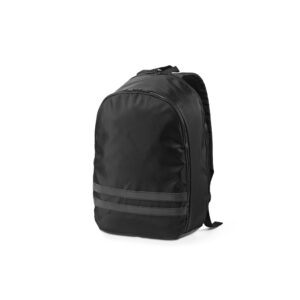 Mochila em 290T poliéster reciclado (100% rPET) em sarja com forro em 210D poliéster reciclado 15" - Brinde Corporativo Personalizado | Enova