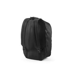 Mochila em 290T poliéster reciclado (100% rPET) em sarja com forro em 210D poliéster reciclado 15" - Brinde Corporativo Personalizado | Enova