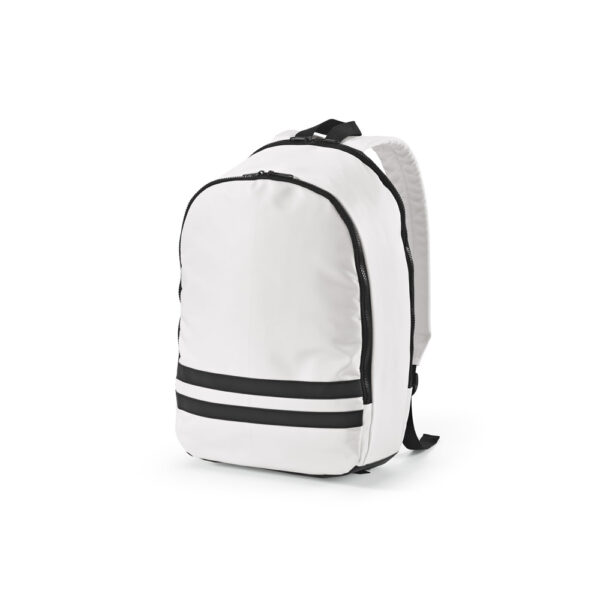 Mochila em 290T poliéster reciclado (100% rPET) em sarja com forro em 210D poliéster reciclado 15" - Brinde Corporativo Personalizado | Enova