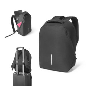 Mochila com sistema antiroubo para notebook em 600D e ripstop 15’6″ - Enova Brindes Personalizados