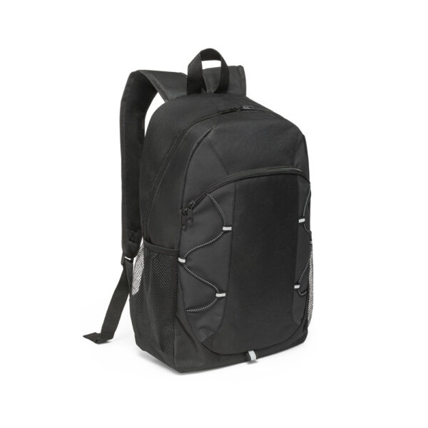 Mochila em 600D com detalhes em ripstop colorido - Brinde Corporativo Personalizado | Enova