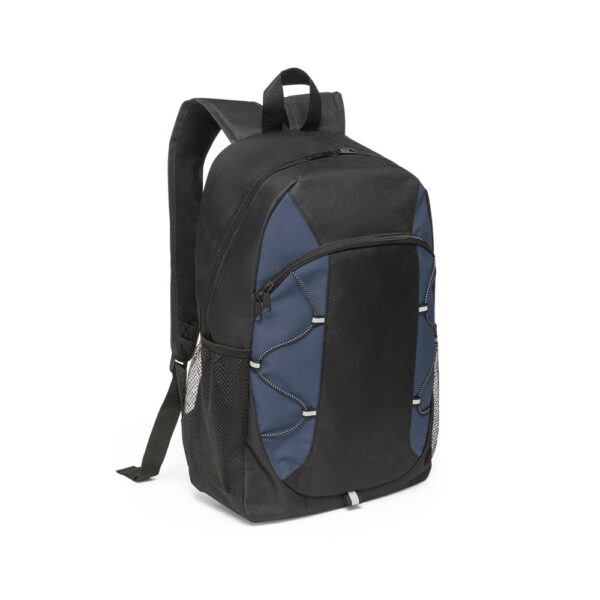 Mochila em 600D com detalhes em ripstop colorido - Brinde Corporativo Personalizado | Enova