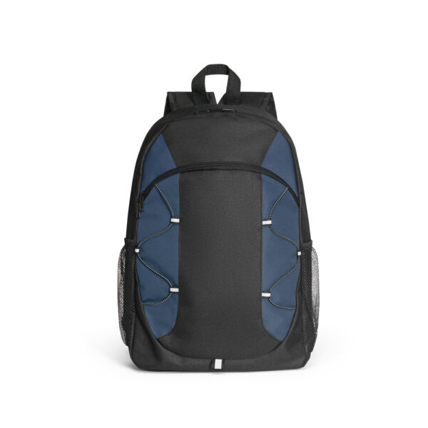 Mochila em 600D com detalhes em ripstop colorido - Brinde Corporativo Personalizado | Enova