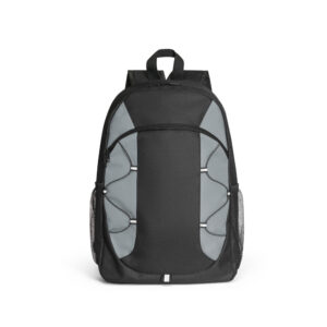 Mochila em 600D com detalhes em ripstop colorido - Brinde Corporativo Personalizado | Enova