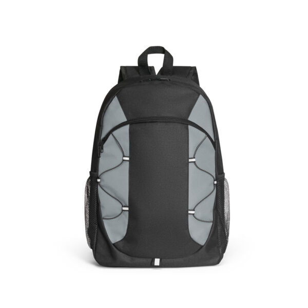 Mochila em 600D com detalhes em ripstop colorido - Brinde Corporativo Personalizado | Enova