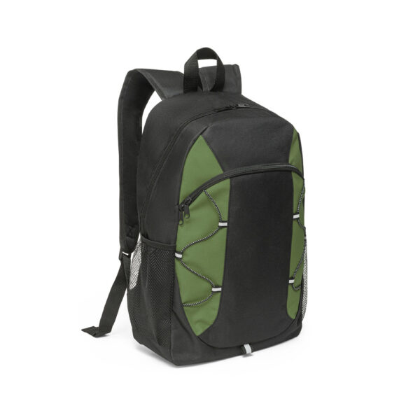 Mochila em 600D com detalhes em ripstop colorido - Brinde Corporativo Personalizado | Enova