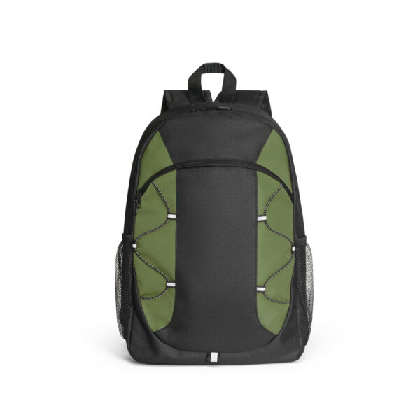 Mochila em 600D com detalhes em ripstop colorido - Brinde Corporativo Personalizado | Enova