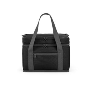 Sacola térmica em 600D poliéster reciclado (100% rPET) - Brinde Corporativo Personalizado | Enova