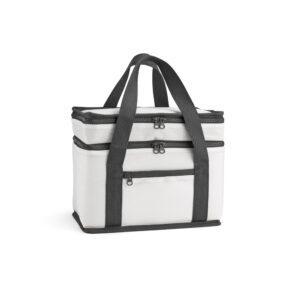 Sacola térmica em 600D poliéster reciclado (100% rPET) - Brinde Corporativo Personalizado | Enova