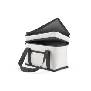 Sacola térmica em 600D poliéster reciclado (100% rPET) - Brinde Corporativo Personalizado | Enova