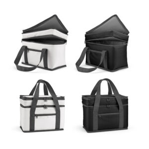 Sacola térmica em 600D poliéster reciclado (100% rPET) - Enova Brindes Personalizados