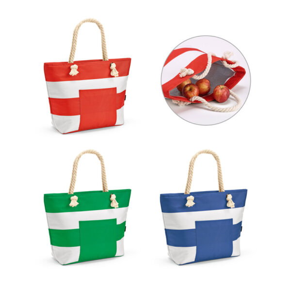 Sacola térmica em 600D poliéster reciclado (100% rPET) - Enova Brindes Personalizados