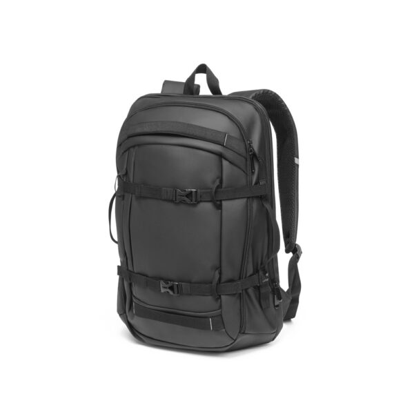 Mochila para notebook em 900D poliéster reciclado de alta densidade com revestimento resistente à agua 17'3" - Brinde Corporativo Personalizado | Enova