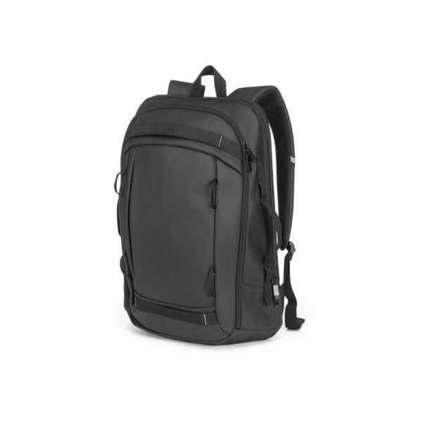 Mochila para notebook em 900D poliéster reciclado de alta densidade com revestimento resistente à agua 17'3" - Brinde Corporativo Personalizado | Enova