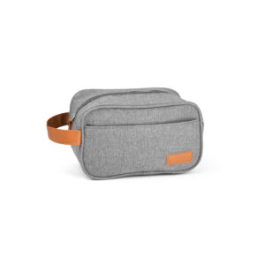 Bolsa para cosméticos em 600D de alta densidade e pega em PU - Brinde Corporativo Personalizado | Enova