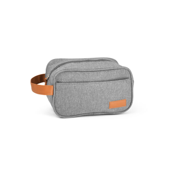 Bolsa para cosméticos em 600D de alta densidade e pega em PU - Brinde Corporativo Personalizado | Enova