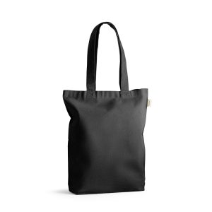 Sacola em 70% algodão reciclado e 30% poliéster reciclado (220g/m²) sem tingimento - Brinde Corporativo Personalizado | Enova