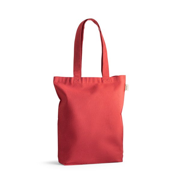 Sacola em 70% algodão reciclado e 30% poliéster reciclado (220g/m²) sem tingimento - Brinde Corporativo Personalizado | Enova