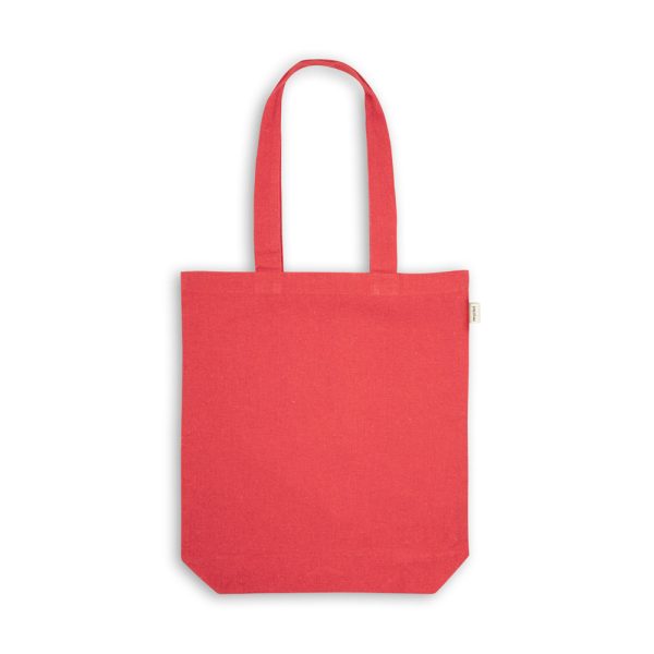 Sacola em 70% algodão reciclado e 30% poliéster reciclado (220g/m²) sem tingimento - Brinde Corporativo Personalizado | Enova
