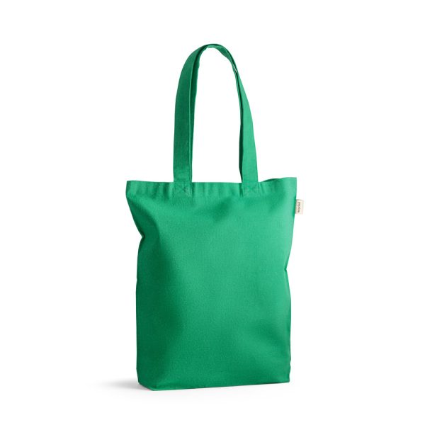 Sacola em 70% algodão reciclado e 30% poliéster reciclado (220g/m²) sem tingimento - Brinde Corporativo Personalizado | Enova