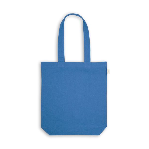 Sacola em 70% algodão reciclado e 30% poliéster reciclado (220g/m²) sem tingimento - Brinde Corporativo Personalizado | Enova